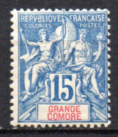 Col17  Colonie Grande Comore N° 6 Neuf X MH Cote  26,00€ - Ongebruikt