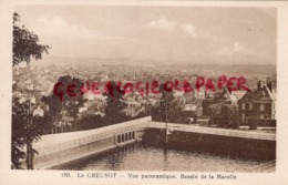 71 - LE CREUSOT - VUE PANORAMIQUE  BASSI DE LA MAROLLE - Le Creusot