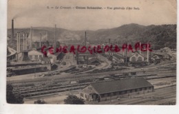 71 - LE CREUSOT - USINES SCHNEIDER  VUE GENERALE COTE SUD -A MAURIVE LANORGE CHATEAU DE LA SAUTERIE EYMOUTIERS 1905 - Le Creusot