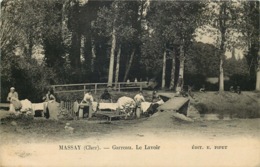 CHER  MASSAY  Garreau Le LAVOIR - Massay