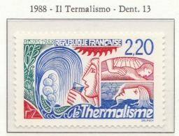 PIA - FRAN -1988 : Il Termalismo  - (Yv  2556) - Bäderwesen