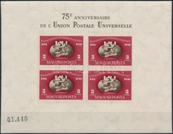 ** 1950 Jó állapotú UPU Vágott Blokk (140.000) - Sonstige & Ohne Zuordnung