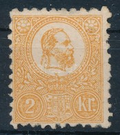 * 1871 Kőnyomat 2kr Narancs Eredeti Gumival, Falcos (110.000) / Mi 1a With Original Gum, Hinged - Andere & Zonder Classificatie