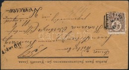 1871 Réznyomat 15kr Képbe Fogazva Ajánlott Levélen 'NAGY VÁRAD AJÁNLOTT' - 'KASSA' Továbbküldve  'KOLOZSVÁR' - Nagyanyed - Otros & Sin Clasificación