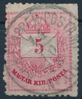 O Bosznia Előfutár 1878 5kr (foghibák)  ,,Ku.k. ETAPPEN-POSTAMT  No. XIV' (50.000) - Otros & Sin Clasificación