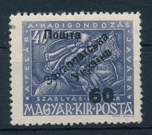 ** Ungvár II. 1945 Hadigondozás 60/40f Bodor Vizsgálójellel (35.000) - Autres & Non Classés