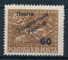 ** Ungvár II. 1945 Hadigondozás 60/12f Bodor Vizsgálójellel (35.000) - Other & Unclassified