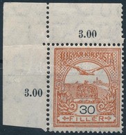 ** 1913 Turul ívsarki 30f Fekvő Vízjellel (26.000) - Other & Unclassified