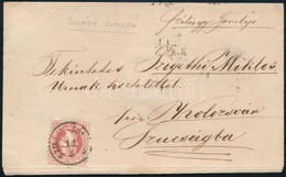 1867 5kr Levélen 'SZILÁGY SOM(LY)Ó' - Other & Unclassified