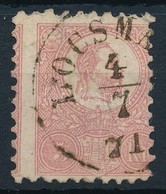 O 1871 Kőnyomat 5kr Látványos Elfogazással 'LOCSMÁ(ND)' (pici Elvékonyodás) - Otros & Sin Clasificación