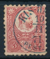 O 1871 Réznyomat 5kr  Kék 'KIS-HA(RTA) PEST. (M.)' (gudlin 500 Pont) - Altri & Non Classificati