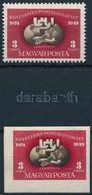 ** 1950 UPU Blokkból Kitépett és Kivágott ívsarki Bélyeg (23.000) - Otros & Sin Clasificación