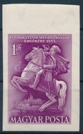 ** 1955 Postamúzeum ívszéli Vágott Bélyeg (6.000) (bal Alsó Sarok Törött) - Altri & Non Classificati