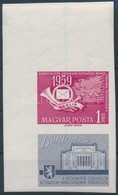 ** 1959 A Szocialista Országok Postaügynökségi Minisztereinek értekezlete (II.) - Berlin ívsarki Vágott Szelvényes Bélye - Other & Unclassified