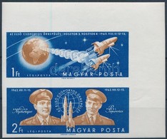 ** 1962 Az Első Csoportos űrrepülés ívsarki Vágott Pár (3.400) - Altri & Non Classificati