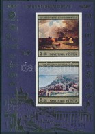 ** 1976 Festmény (XV.) - Idegenforgalom (I.) Vágott Blokk (6.000) - Otros & Sin Clasificación