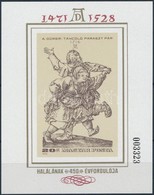 ** 1978 Festmény (XVIII.) - Albrecht Dürer Vágott Blokk (7.000) - Otros & Sin Clasificación