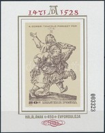 ** 1978 Festmény (XVIII.) - Albrecht Dürer Vágott Blokk (7.000) - Other & Unclassified