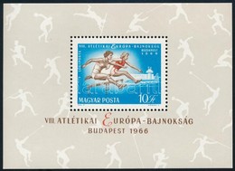 ** 1966 Atlétikai Európa-bajnokság 35 Db Blokk (10.500) - Otros & Sin Clasificación