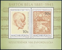 ** 1981 Bartók Béla 40 Db Blokk (16.000) - Otros & Sin Clasificación