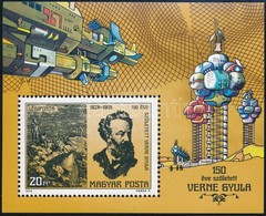 ** 1978 Fantasztikum Az űrkutatásban - Verne 40 Db Blokk (16.000) - Sonstige & Ohne Zuordnung