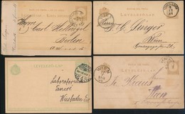 1881-1914 12 Db Futott Díjjegyes Levelezőlap Közte Szép Bélyegzések - Sonstige & Ohne Zuordnung