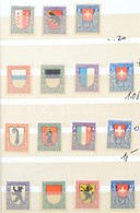 ** Svájc Pro Juventute Gyűjtemény 1921-1961 Komplett, Jó Minőségű Anyag Kis Berakóban (Zumstein CHF 525.-) - Other & Unclassified