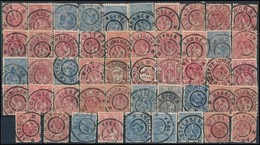 O Hollandia Klasszikus Bélyegek Bélyegzés Gyűjteménye, összesen 113 Db Bélyeg / Netherlands 113 Stamps: 19 Punktstempel  - Sonstige & Ohne Zuordnung