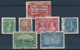 O 1933-1935 Kanada Mi 173 + 178-183 (Mi EUR 47,-) - Other & Unclassified