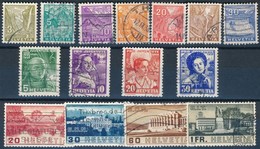 O Svájc 1934-1938 15 Db Bélyeg Stecklapon (Mi EUR 87,-) - Other & Unclassified
