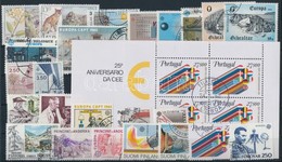 O Európa Motívum 1981-1982 10 Klf Sor + 2 Klf önálló érték + 1 Blokk - Sonstige & Ohne Zuordnung