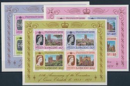 ** 1977-  1979  II. Elizabeth 5 Klf Blokk 2 Db Stecklapon - Other & Unclassified