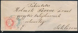 ~1870 5kr Levélen Kék  'ERCSIN' - 'ESSEK' - Siklós - Sonstige & Ohne Zuordnung