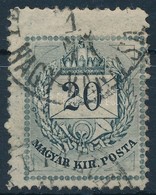 O 1874 Látványosan Elfogazott 20kr Bélyeg 'NAGY-KANIZSA' - Sonstige & Ohne Zuordnung