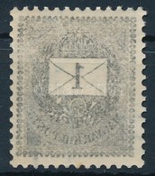 ** 1889 Elektro 1kr 28e 12 : 11 3/4 Fogazással, Gépszínátnyomattal - Other & Unclassified