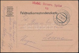 1916 Tábori Posta Levelezőlap 'Mobil. Reser. Spital 5/5' + 'EP CHOLM' - Altri & Non Classificati