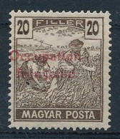(*) Arad 1919 Magyar Posta 20f Próbanyomat, Bodor Vizsgálójellel - Otros & Sin Clasificación