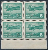 ** 1933 Repülő 10f ívszéli Négyestömb (4.000) - Altri & Non Classificati