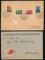 1944 3 Db Levél Kossuth Sor Bélyegeivel - Other & Unclassified