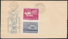 1959 Postaminiszterek Vágott Alsó Szelvényes Bélyeg FDC-n - Sonstige & Ohne Zuordnung