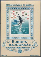 ** 1963 Műkorcsolyázó és Jégtánc Európa-Bajnokság Vágott Blokk 'nyílhegy' Tévnyomat - Otros & Sin Clasificación