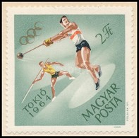 ** 1964 Tokiói Olimpia 2Ft Az Olimpiai Karikák Részleges Aranynyomat Hiányával - Other & Unclassified