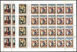 O 1968 Festmények (V.) 5 Db Teljes ívsor (25.000) - Sonstige & Ohne Zuordnung