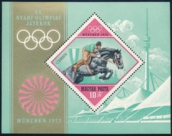 ** 1972 Olimpia (IV.) - München 25 Db Blokk (7.500) - Other & Unclassified