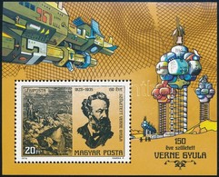 ** 1978 Fantasztikum Az űrkutatásban - Verne 11 Db Blokk (4.400) - Otros & Sin Clasificación
