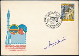 1981 Űrkutatás Bélyegkiállítás FDC Farkas Bertalan Aláírásával - Altri & Non Classificati