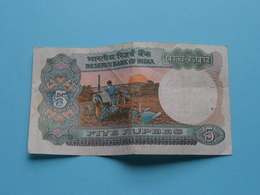 5 ( Five ) RUPEES : 16M 193228 ( Reserve Bank Of India ) ! - India