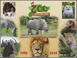 ** 2018 60 éves A Veszprémi Állatkert Emlékív - Other & Unclassified