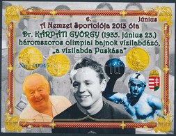 ** 2019 A Nemzet Sportolója Dr. Kárpáti György Vízilabdázó Emlékív '0045' Sorszámmal - Sonstige & Ohne Zuordnung