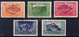 * 1924 Nemzetgyűlés Sor Mi 90-94 - Altri & Non Classificati